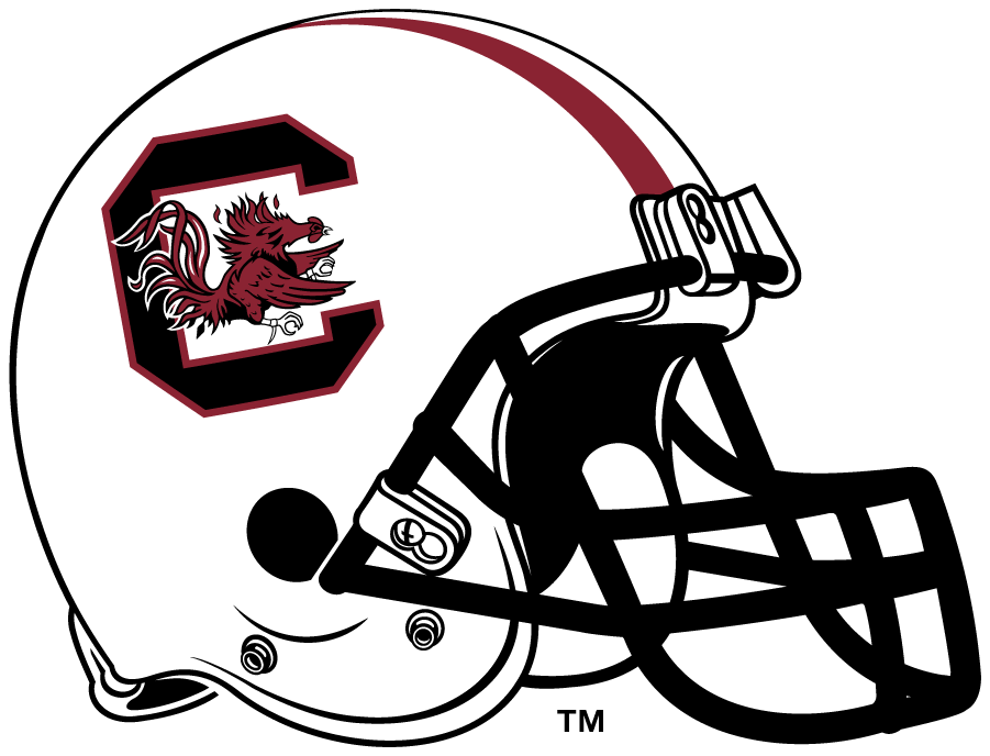 South Carolina Gamecocks 2005-2019 Helmet diy DTF decal sticker